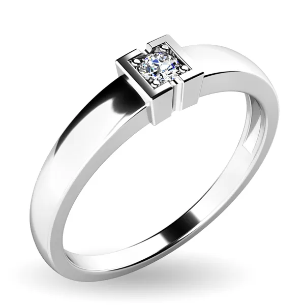 Zásnubný prsteň so zirkónom ZP-10936-B-ZIR