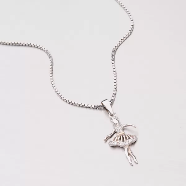 Strieborný baletka - prívesok P1504747-1905-SLX