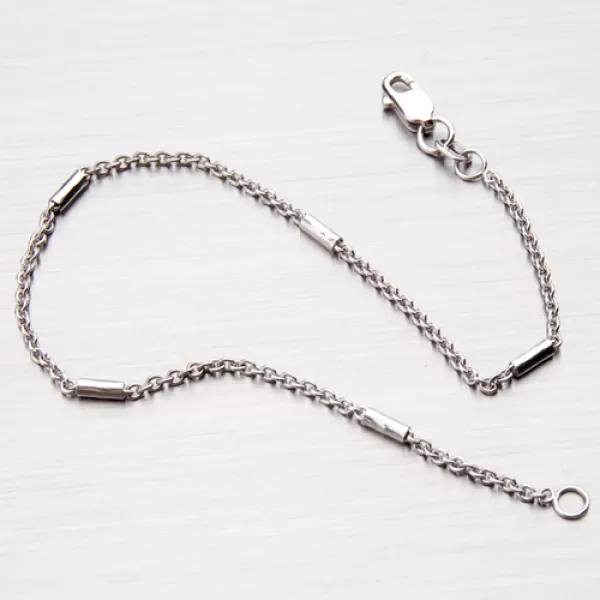 Náramok z bieleho zlata N369-0015