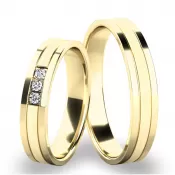 Snubné prstene zo žltého zlata SP-61062Z