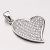 Srdce s bieleho zlata 13-199