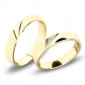 Snubné prstene zo žltého zlata SP-61076Z
