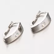 Náušnice z bieleho zlata 42-31510