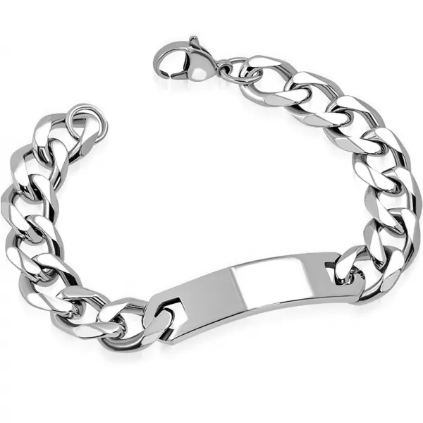 Oceľový náramok Pancer 12 mm s doskou GBHB836