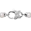 Perlový náramok z pravých riečnych perál biely 23002.1