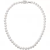 Perlový náhrdelník z pravých riečnych perál biely 22007.1