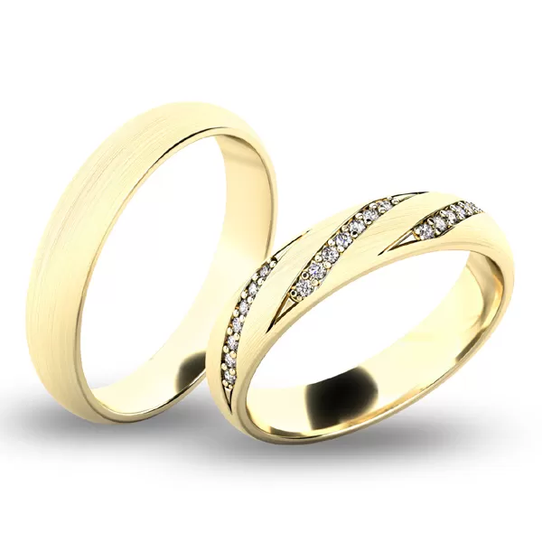 Snubné prstene - žlté zlato SP-61069Z