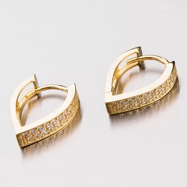 Náušnice so zirkónmi 42-31698