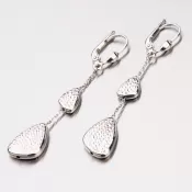 Zlaté visiace náušnice 12-346