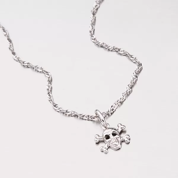 Strieborný prívesok - lebka M5700TESCHIO