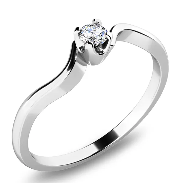 Zásnubný prsteň so zirkónom ZP-10937-B-ZIR