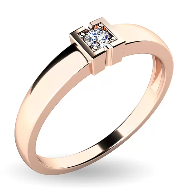 Dámsky prsteň s diamantom 10936D