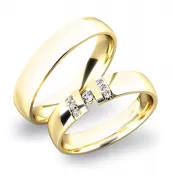 Zlaté snubné prstene SP-61017Z
