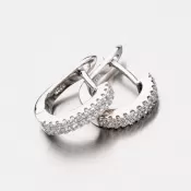 Strieborné náušnice so zirkónmi EZX04140102