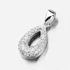 Strieborný prívesok so zirkónmi AP436
