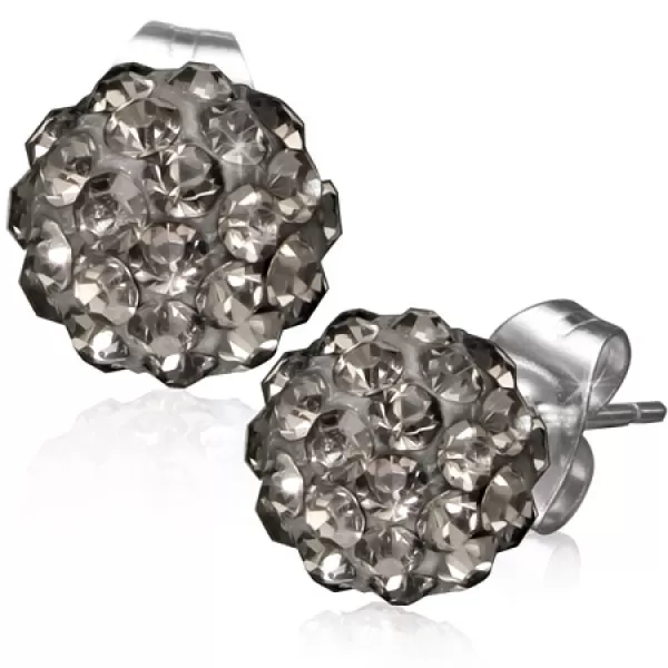 Náušnice s kryštálmi GXRY314