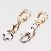 Visiace náušnice zo zlata 12-307