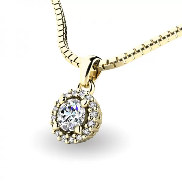 Luxusný prívesok s diamantmi 10927-ZL-DIA