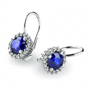 Luxusné náušnice s diamantmi 10925-B-DIA-SAF