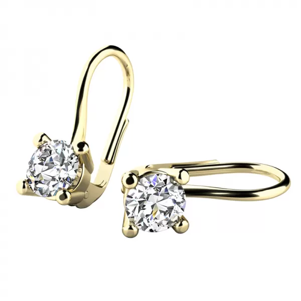 Luxusné diamantové náušnice 10827-450-ZL-DIA