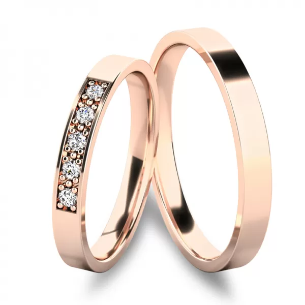 Snubné prstene zo zlata SP-61086B