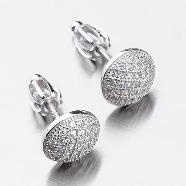 Strieborné náušnice kôstky UPST-121576S