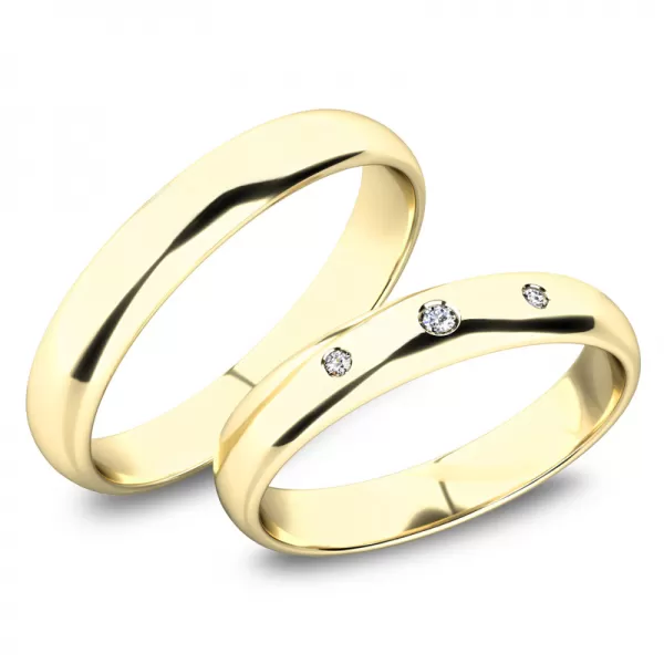 Snubné prstene so zirkónmi SP-61100-02-03-Z