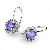 Luxusné náušnice s diamantmi 10925-B-DIA-TAN