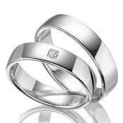 Strieborné snubné prstene SP-SI-001