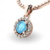 Dámsky prívesok prírodný diamant 0,50 ct G/SI 10927-CV-TPZ