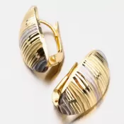 Dámske náušnice žlté zlato 585 12-490