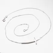 Zlatý náhrdelník s krížom na ležato 45-1865