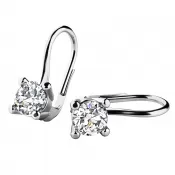 Luxusné diamantové náušnice 10827-450-B-DIA