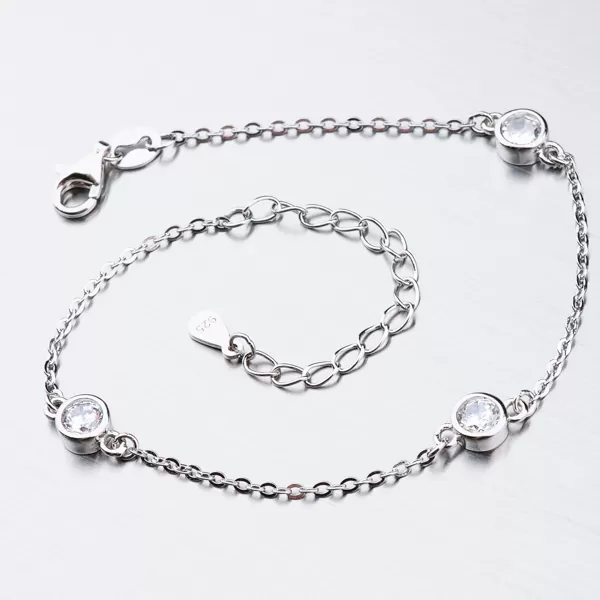 Strieborný náramok BST-14405