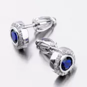 Strieborné náušnice kôstky UPST-121601S