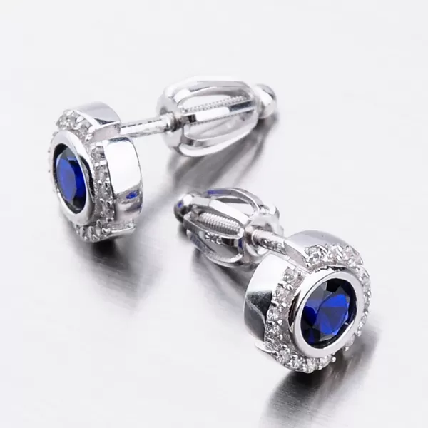 Strieborné náušnice kôstky UPST-121601S