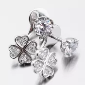 Náušnice so zirkónmi UPST-12220