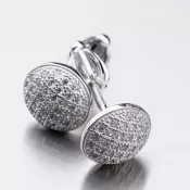 Strieborné náušnice kôstky UPST-121576S