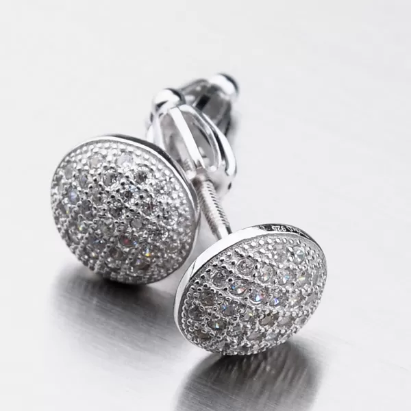 Strieborné náušnice kôstky UPST-121576S