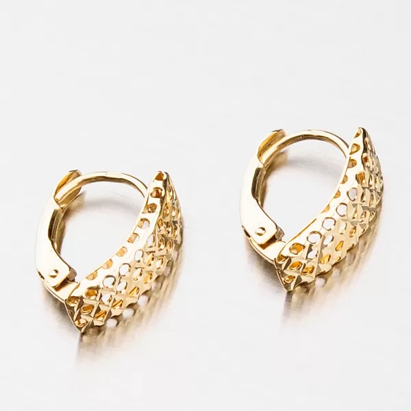 Dámske náušnice žlté zlato 585 42-32083