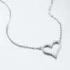 Strieborný náhrdelník so zirkónmi SST-15878