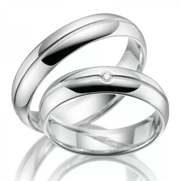 Strieborné snubné prstene SP-SI-016