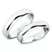 Snubné prstene z bieleho zlata SP-61100-03-B