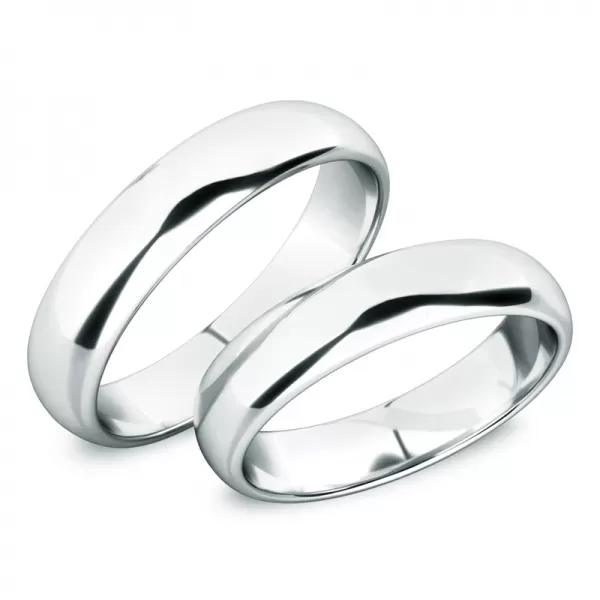 Snubné prstene z bieleho zlata SP-61100-03-B