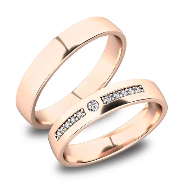 Zlaté snubné prstene SP-61084B