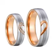 Oceľové snubné prstene SP-7040
