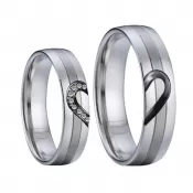 Oceľové snubné prstene SP-7041