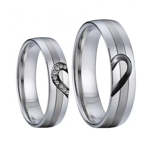 Oceľové snubné prstene SP-7041