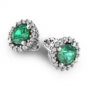 Luxusné náušnice s diamantmi 10926-B-DIA-SMAR