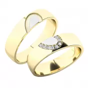 Snubné prstene zo žltého zlata SP-61082Z